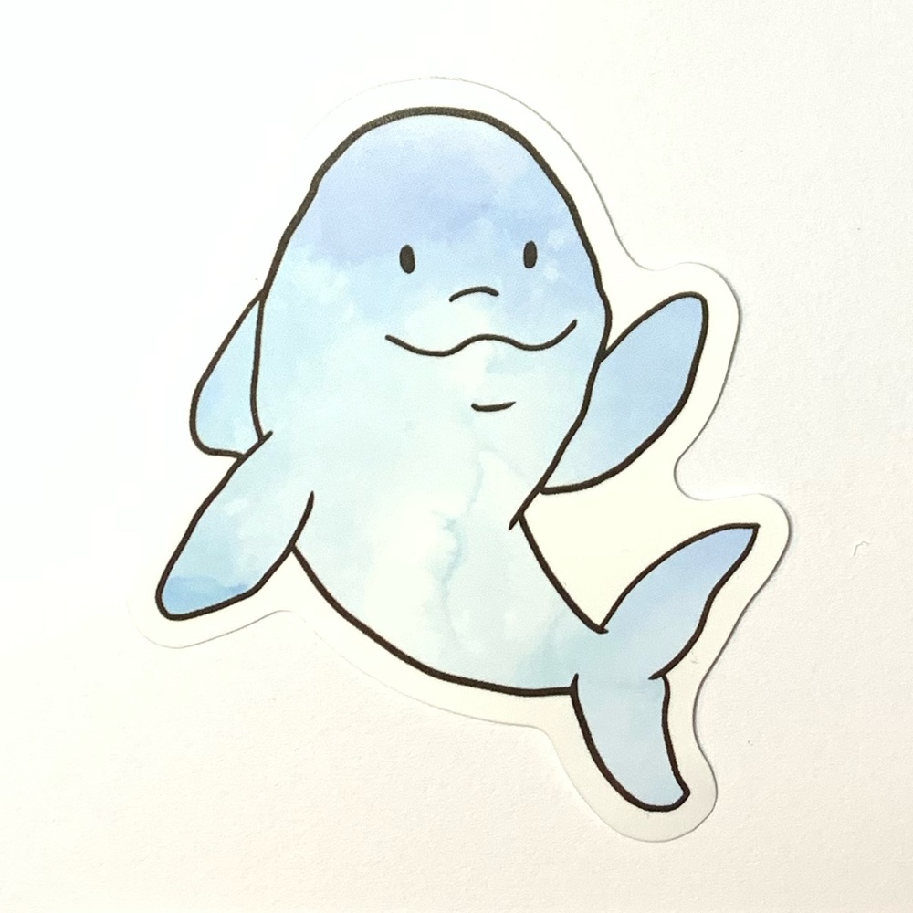 Whale Vinyl Sticker - Picture 1 of 2